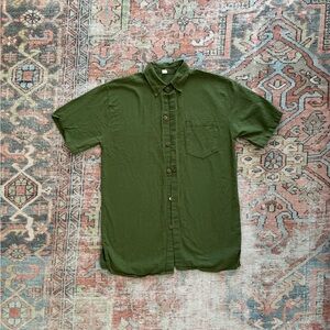 Olive Green Men's Shirt